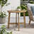 Half-Round Folding Acacia Wood Bistro Table