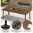  8 - Person Metal Patio Diining Set With Foldable Chairs And Umbrella Hole-244615763-244615761