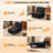 Teddy Fleece Armless Pull Out Sofa Sleeper Chair Pull Out Sofa Bed Space-Saving For Small Spaces-1821484319
