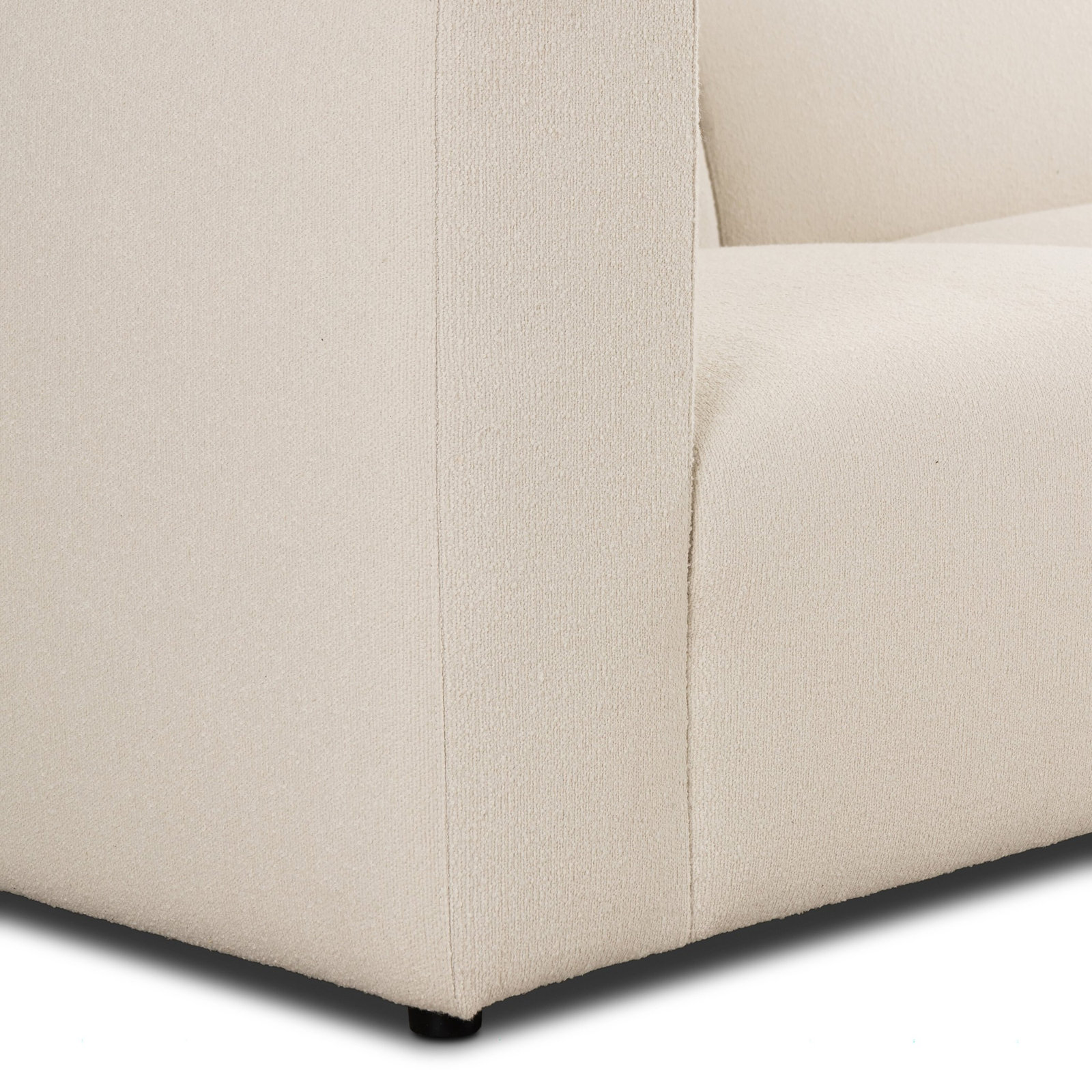 Sofa and Chaise, Right Hand Facing, Fayette Cloud Polyester Blend