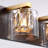 Delvon  2-Light Vanity Wall Sconce with Clear Glass and Crystal Accents – Stylish Lighting for Hallways and Bedrooms-539918672
