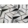 3D Arrowhead  Metal Mosaic Wall & Floor Tile