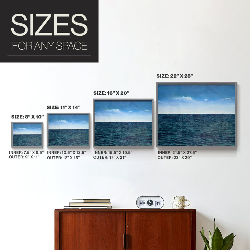 Open Water I -Framed Print - Restickable
