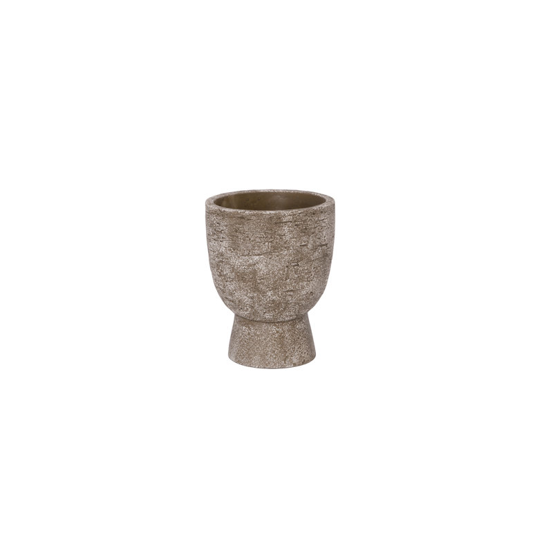 Pot de ciment vert mousse finition LG