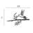 Tree Spike Silhouette - Hummingbird