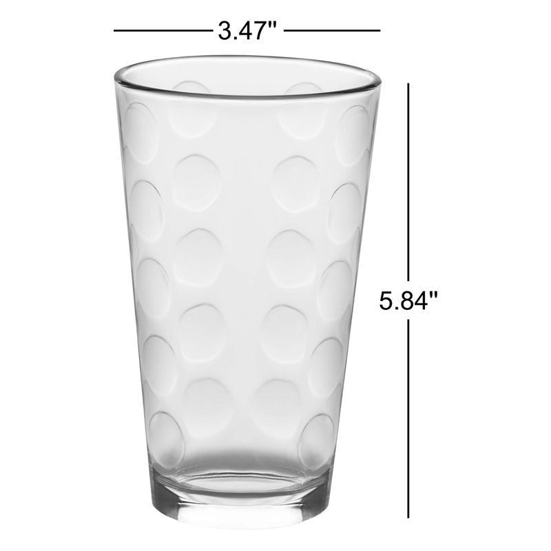 Libbey Reno Patterned Tumbler Glasses