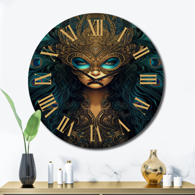 Coletha Metal Wall Clock