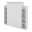 Lit escamotable double avec tablettes et DEL-1638913539