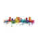 Fort, Worth Texas Skyline by Michael Tompsett - Wrapped Canvas Gallery-Wrapped Canvas Giclée