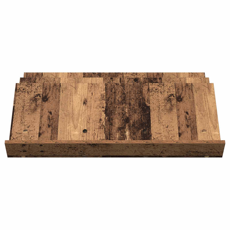 Wood Free Standing Magazine Rack, Dark Brown