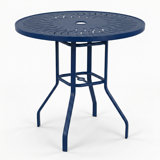 Windward Outdoor Sunburst 47" Round Balcony Table