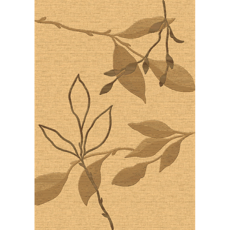 Makiver Floral Indoor Rug, Rectangle 6'7" x 9'6"