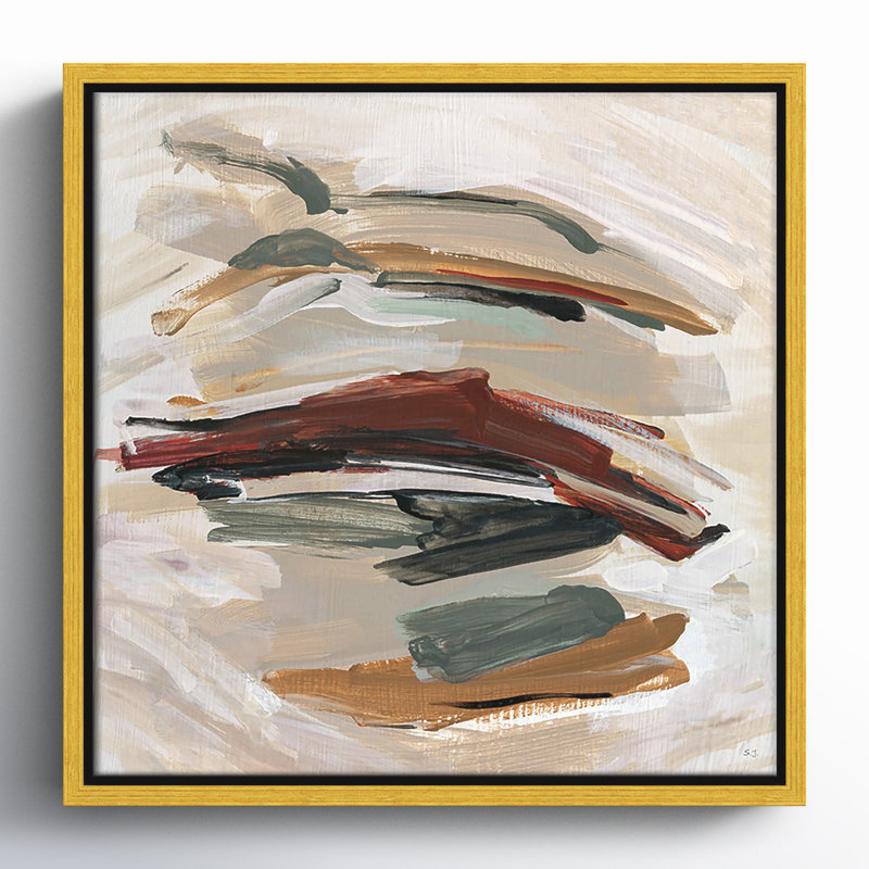 Spring Shadows by Susan Jill, 13.5" H x 13.5" W, Gold 