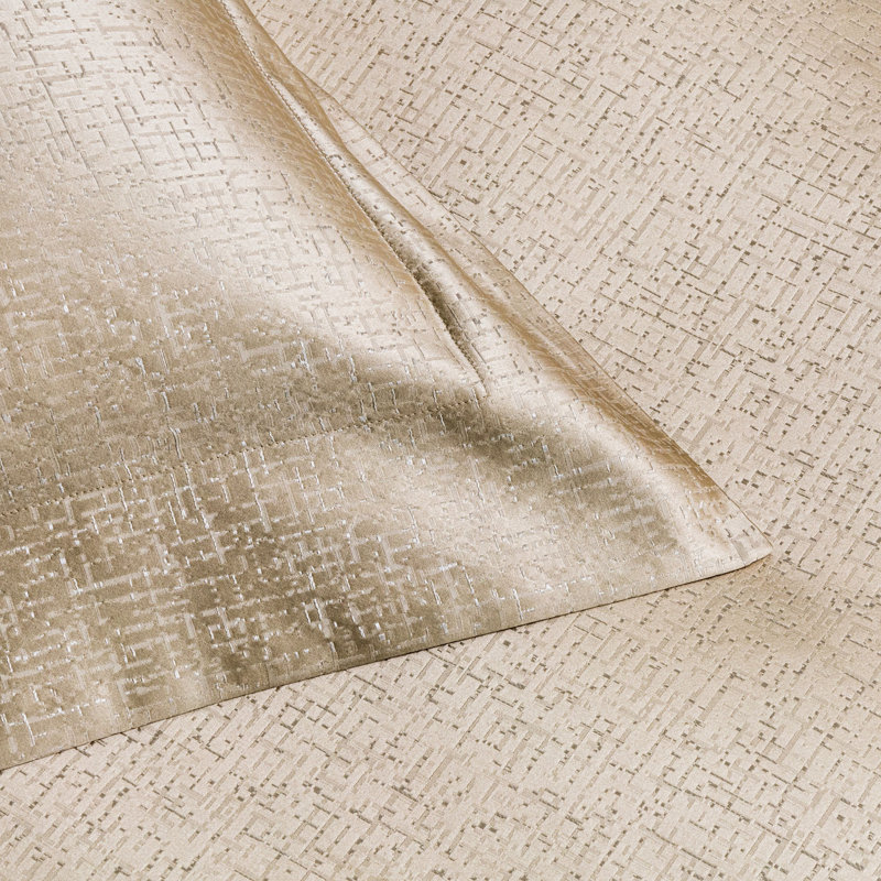 Luxury Glowing Weave Sham, Euro, Savage Beige