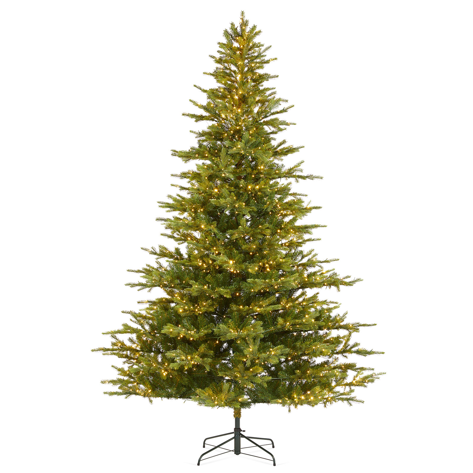 Mcdaniel 11' Pre-Lit Fir Christmas Tree, 9' H