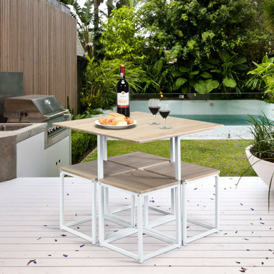 Jesenof 4 - Person Four Leg Dining Set