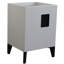 Base de meuble-lavabo simple 24 po seulement en blanc