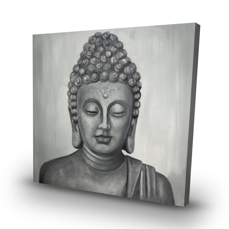 Spiritual buddha - 32"x32" art on canvas