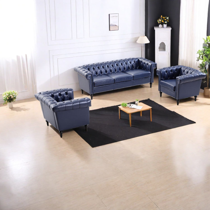 Canapé confortable confortable 1 place en cuir synthétique pour salon