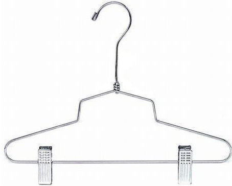 Metal Hangers With Clips for Skirt/Pants (Set of 100) Only Hangers Inc.