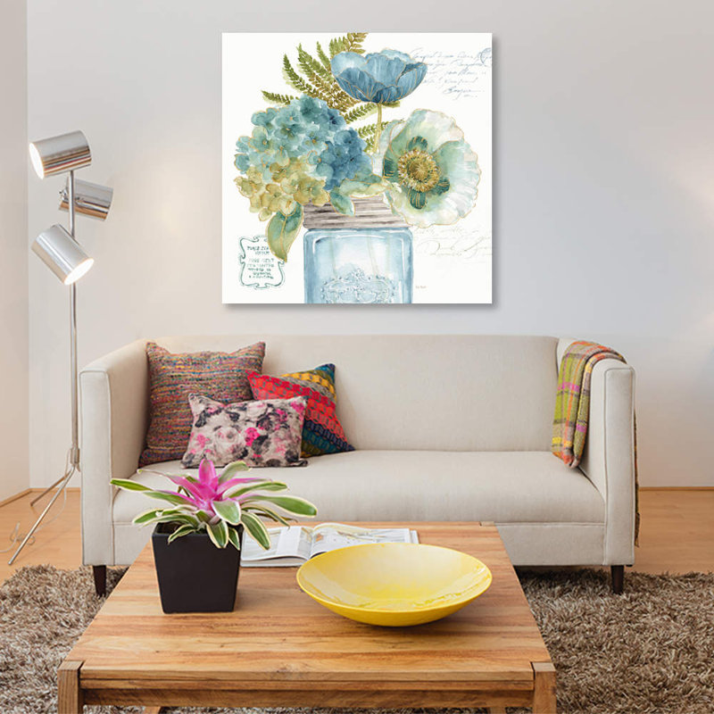 « my serre bouquet iii », impression sur toile, H 37 po x l 37 po x P 1,5 po, Pas de tapis, Toile tendue