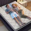 Matelas hybride moyen ferme 10 po dans une boîte - mousse à mémoire de forme et ressorts ensachés, Certipur-US-127723135