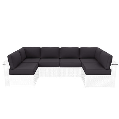 14-Piece Outdoor 5" Replacement Cushion Set Seat/Back Cushion，26'' W X 26'' D，Only Cushions