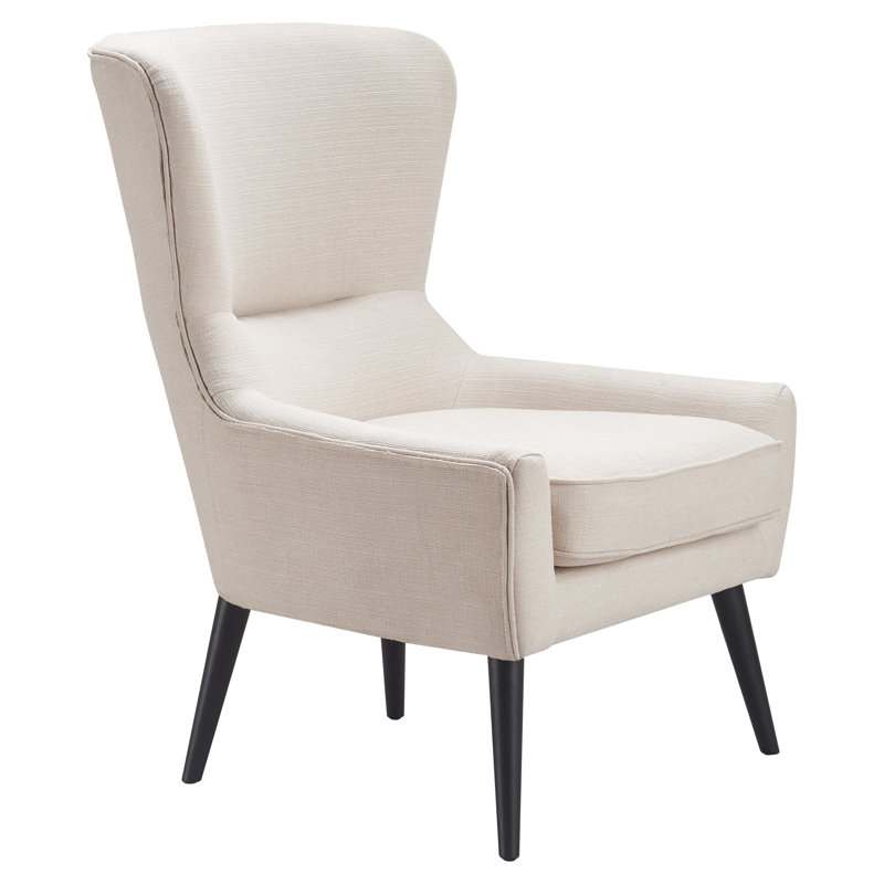 Fauteuil à oreilles Tommy Hilfiger Auburn, Ivoire