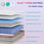 Matelas hybride en mousse à mémoire de forme dans une boîte avec matelas à ressorts ensachés mi-ferme-904231574-904231659