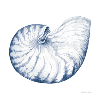 Coquillages I - bleu et blanc