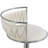 Ginko Modern Adjustable Bar Stools, Swivel Counter Stools with Upholstered Seat, Backrest, Footrest and Metal Frame for Kitchen and Home Bar -892827451-898201623-935555700
