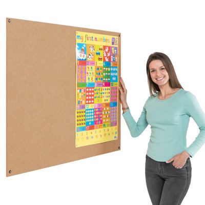 Wall Mounted Reversible Bulletin Board