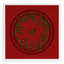 Christmas Berries Green Red Acrylic Square Decorative Tray-756300612