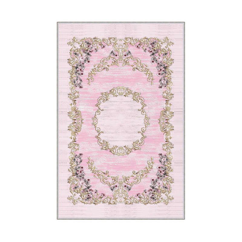 Premium Hall Carpet (3.3 x 6.6 ft), 100% Polyester, 0.3 in Pile Height | Antibacterial, Non-Slip PVC Dot Underside, 650 g/m² | Durable Woven Design, 3D Digital Printing, Machine Washable, Ideal for Home Décor