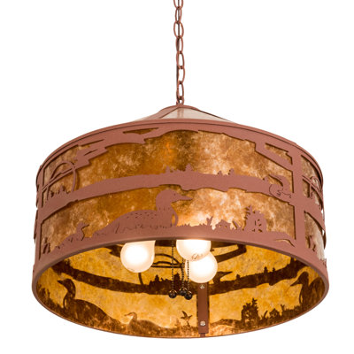 Rustic Lodge 3 - Light Chandelier