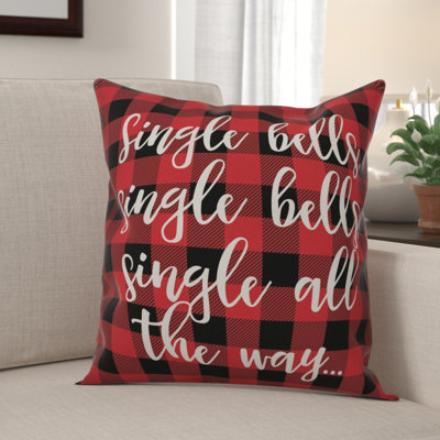 Plaid Throw Pillow