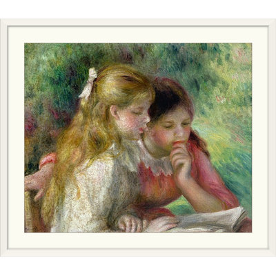 " The Reading, ca.1890-95 " by Pierre-Auguste Renoir Print