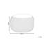 Anderton 50cm Wide Round Pouf Ottoman