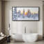 «Nature Landscape Winter Wonderland At Sunset Snow Trees Landscape», reproduction d'art sur toile-111176932-98042194