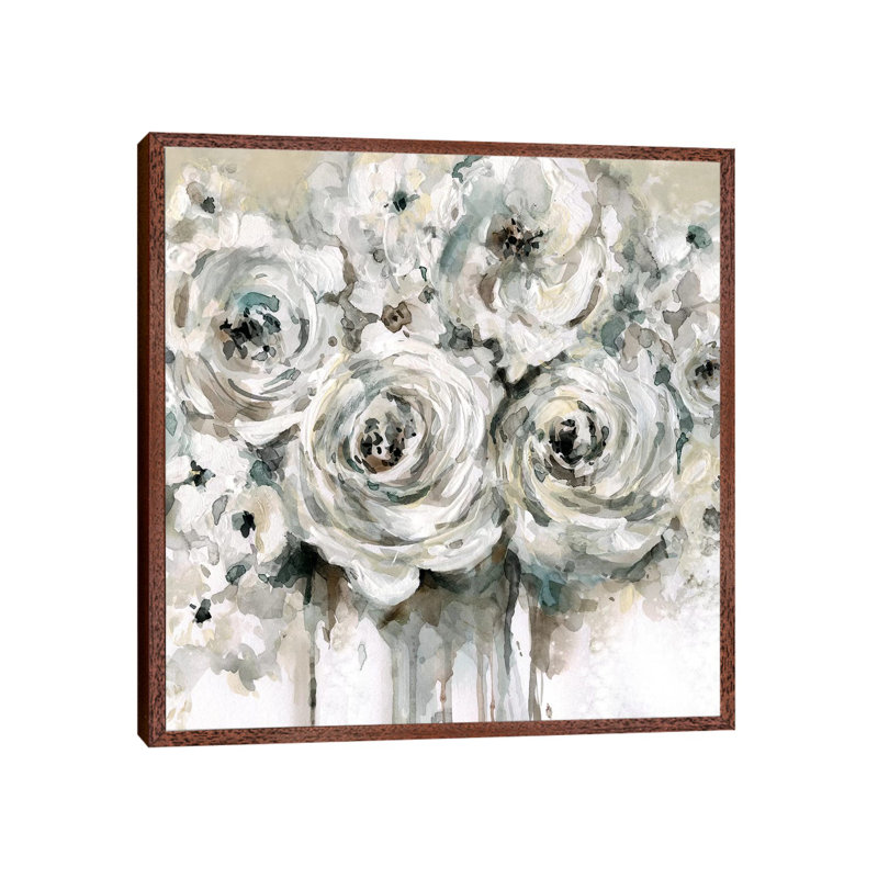 Simple Moments by Carol Robinson - Painting on Canvas, Classic Brown Wood Framed, 93.98 cm H x 93.98 cm W