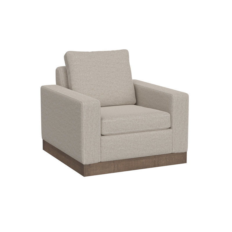 Leilarose 38,25 de large, Mélange de polyester beige