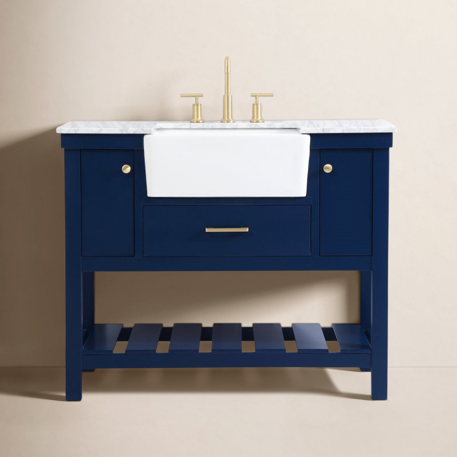 Pelaghia 42'' Single Bathroom Vanity, Blue
