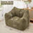 47.3" Wide Chenille Sofa Chair, 22" Seat Width & 24.4" Deep Seat, Green-112749975