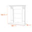 Harrogate Adam 100cm W Electric Electric Fireplace Suite with 6828 BTU
