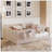 Daybed Velvet Upholstered Sofa Bed with High Side Panels and Side Entrance, Space-Saving Guest Bed with Storage Pockets-129744233-129744232