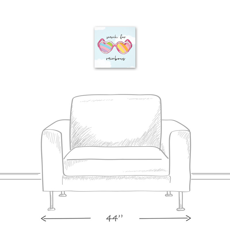 Recherche d’art sur toile rainbows Des, H 12 po x l 12 po x P 1,25 po