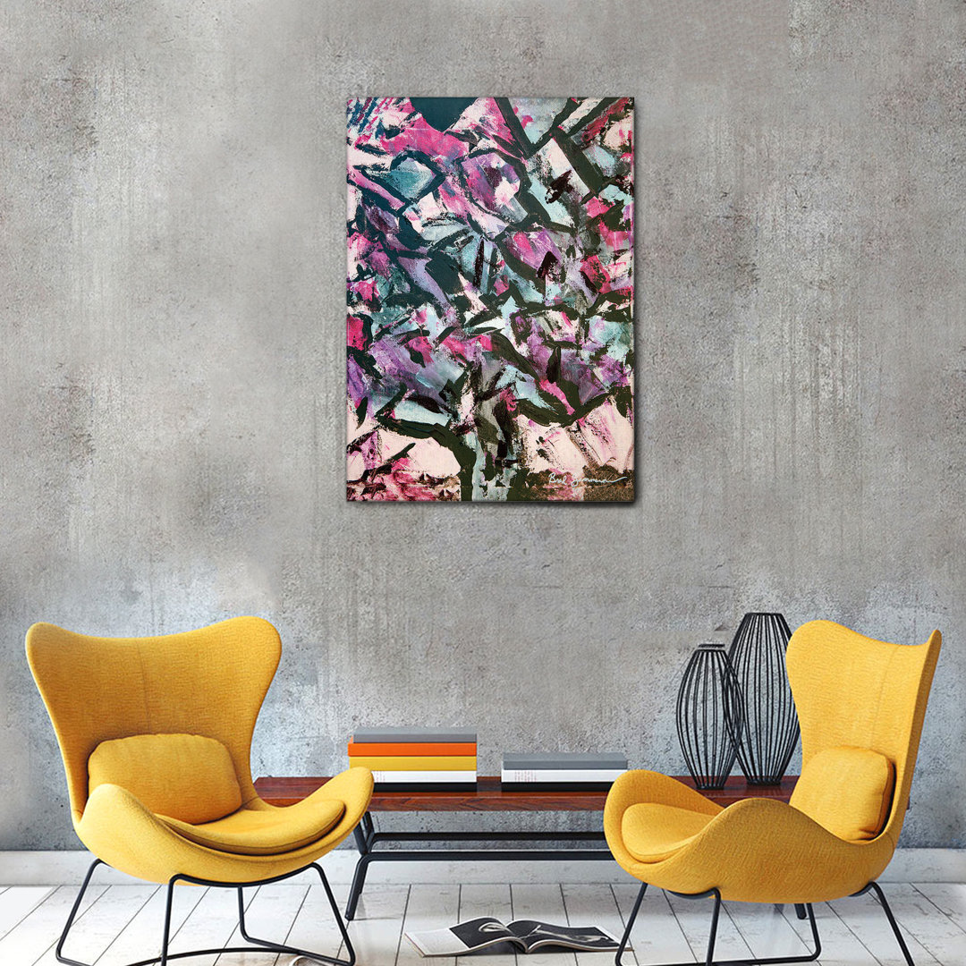 Leinwandbild Pink Chaos von Brad Zimmerman