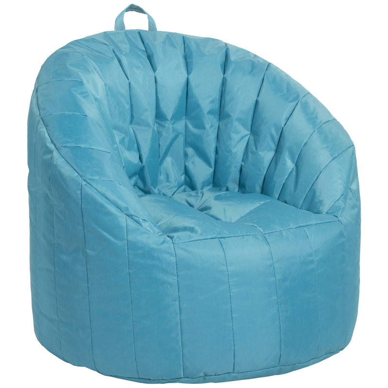 Cali Seashell Bean Bag, Aqua Nylon