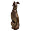 Statue de chien en fonte Greyhound Sentinel