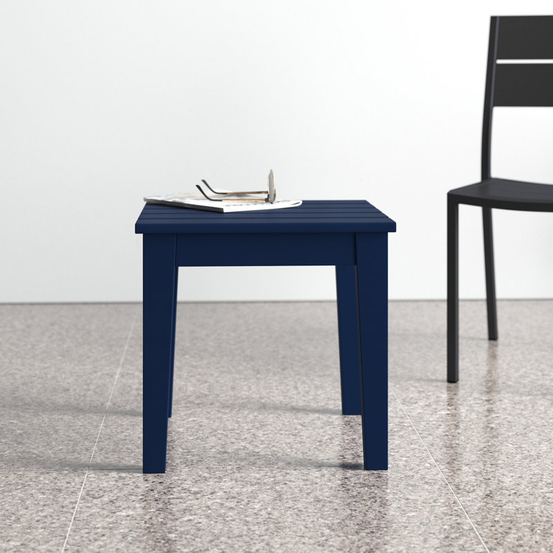 Table d'appoint en plastique Joubert, Marine
